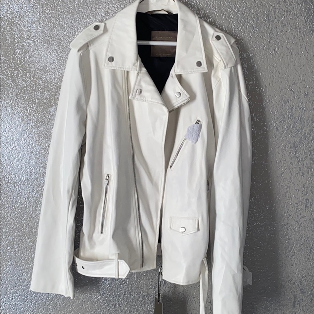 🎀ZARA FAUX LEATHER JACKET🎀